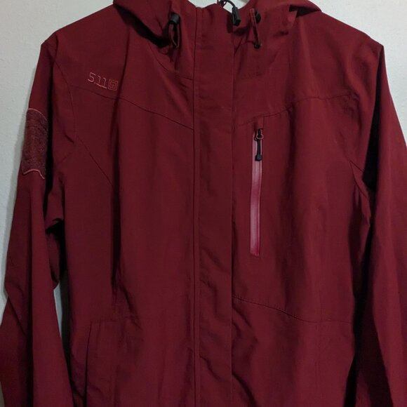 511 Tactical Womens Soft Shell Hooded Full Zip Jacket Size Medium - Picture 3 of 11